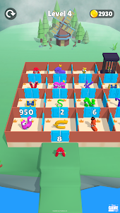 Alphabet War: Room Maze