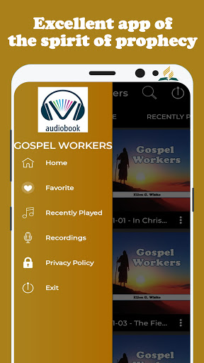 Android application Gospel Workers Spirit of Proph screenshort