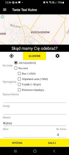 Tanie Taxi Kutno Screen 3
