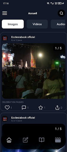 Android application EcclesiaBook screenshort