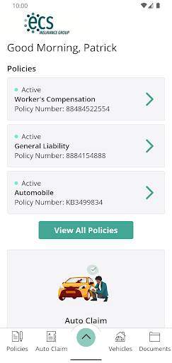 ECS Services, LLC Screen 2