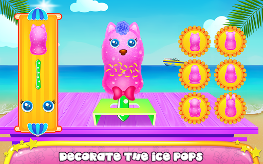 Fluffy Animals Ice Pops Maker