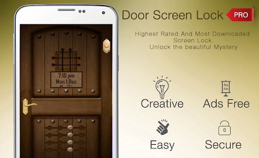 Door Lock Screen Pro - Fingerprint support Screenshot