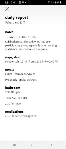 Tadpoles Parents Screenshot 2 - AppWisp.com