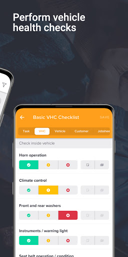 VGM Technician Screen 2