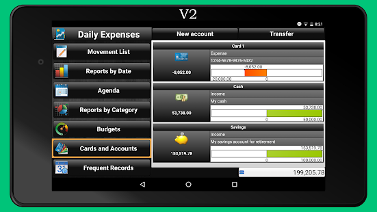 Daily Expenses License Ekran görüntüsü