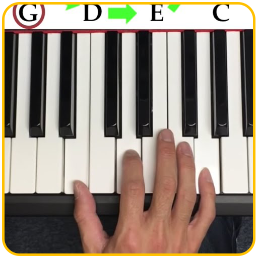 Piano learning app