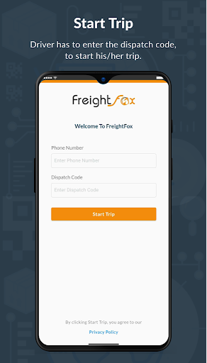 Android application FreightFox Driver App screenshort