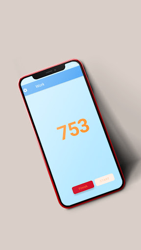 Pomodoro technique timer Screen 2
