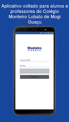 Android application Colégio Monteiro Lobato screenshort