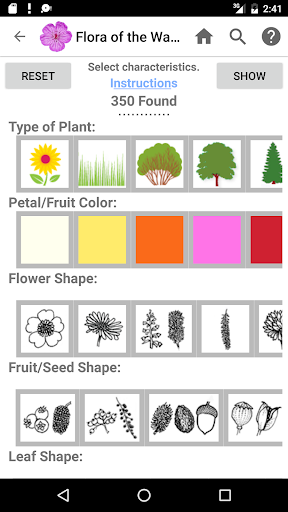 Screenshot of Flora of the Wasatch