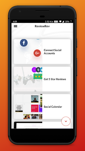 Android application ReviewRev screenshort