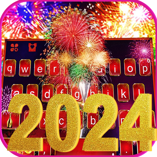 Happy New Year 2024 Theme logo