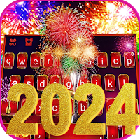 Фон клавиатуры Happy New Year 2021