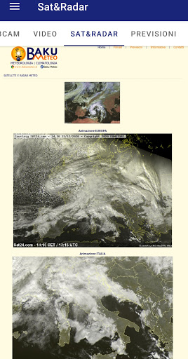 Sardegna Meteo Live Screen 2