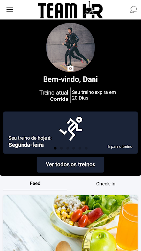 Android application TeamHR screenshort