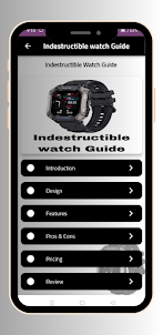 Indestructible watch Guide