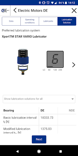 LE Xport™ SPL App Screen 2