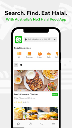Android application Halal Advisor screenshort
