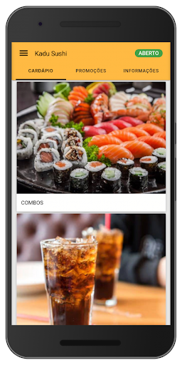 Android application Kadu Sushi screenshort
