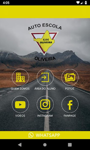Android application CFC Oliveira screenshort