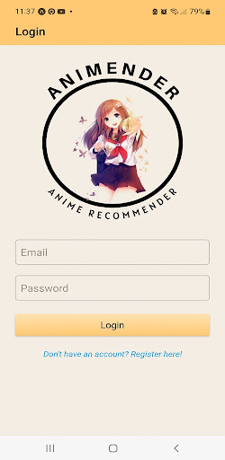 Android application Animender screenshort