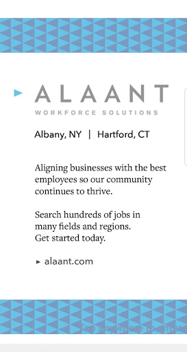 Android application Alaant Workforce Solutions screenshort