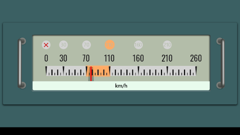 新幹線っぽい速度計のおすすめ画像2