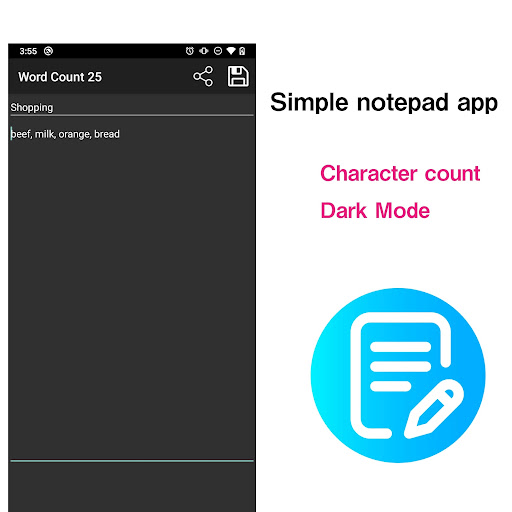 Simple Notepad Screen 2