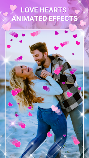 Android application Love Hearts Animated Effects screenshort