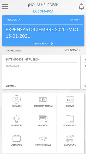 Administración Comba Screen 2