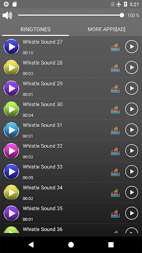 Whistle Sounds & Ringtones Screen 3