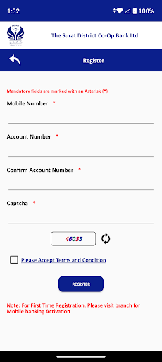 SUDICO Mobile Banking Screen 2