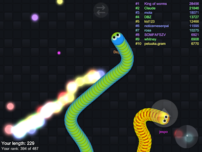 Angry Slither Worm — Play for free at