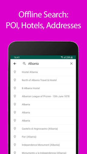 Albania Offline Map and Travel Screen 3