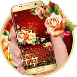 Luxury Rose Petal Keyboard Theme icon