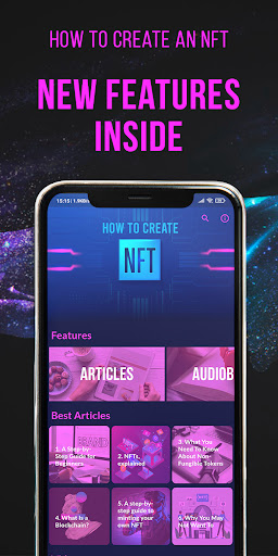 Android application How To Create An NFT screenshort