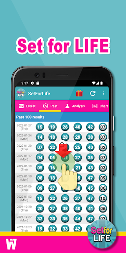 UK Set for life Results Screen 2
