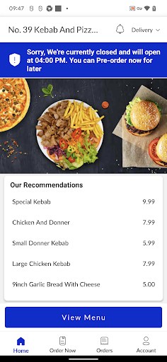 No. 39 Kebab And Pizza House Screen 2
