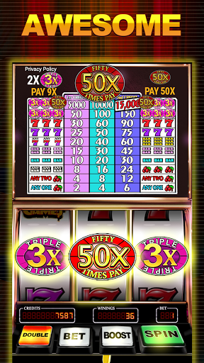 Slot Machine: Free Triple Fifty Times Pay 1.8 screenshots 4