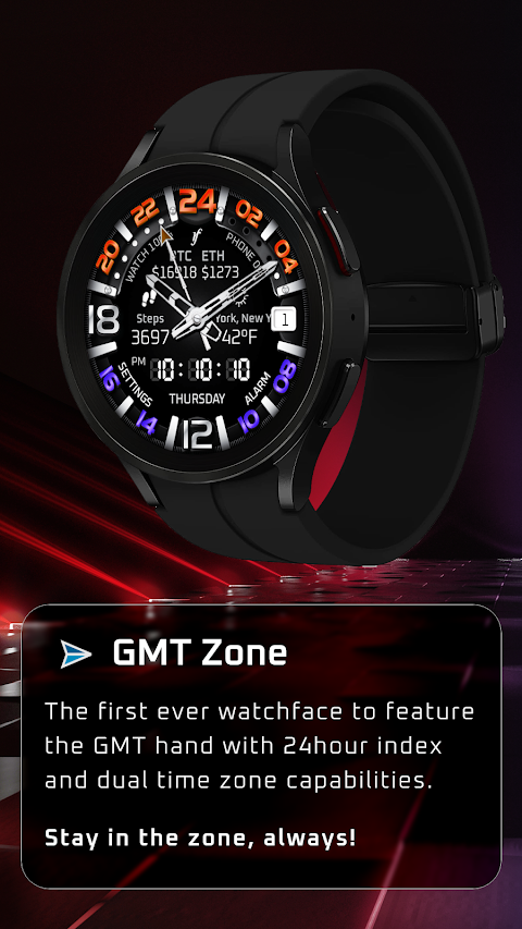 GMT Zone Watch Faceのおすすめ画像2