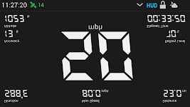 screenshot of GPS HUD Speedometer Plus