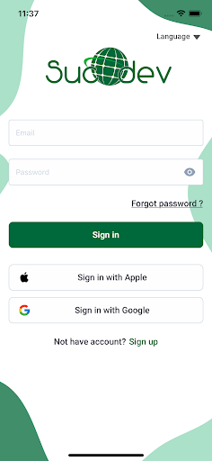 Android application Sucodev Teams screenshort