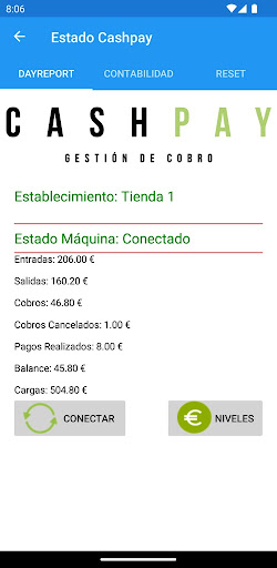 Cashpay Control Screen 2