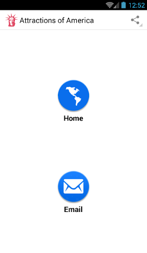 Android application Attractions of America screenshort