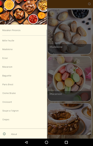 Android application Resep Masakan Perancis screenshort