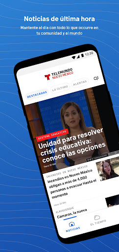Android application Telemundo Nuevo Mexico screenshort