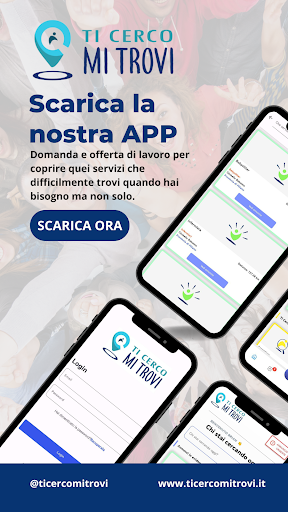 Android application Ti Cerco Mi Trovi screenshort