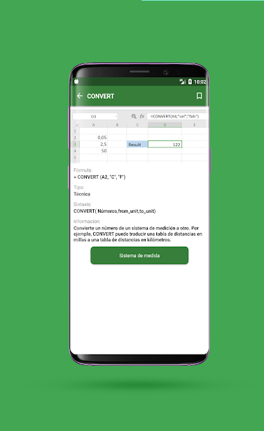 Captura 8 Fórmulas y accesos directos de Excel - Completo android