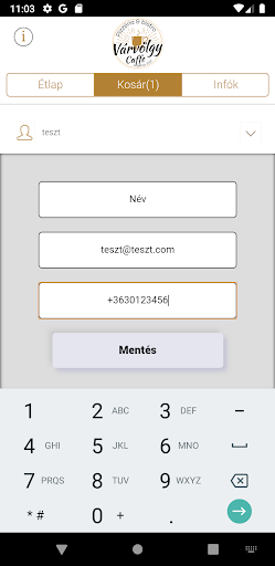 Várvölgy Caffe Screen 3